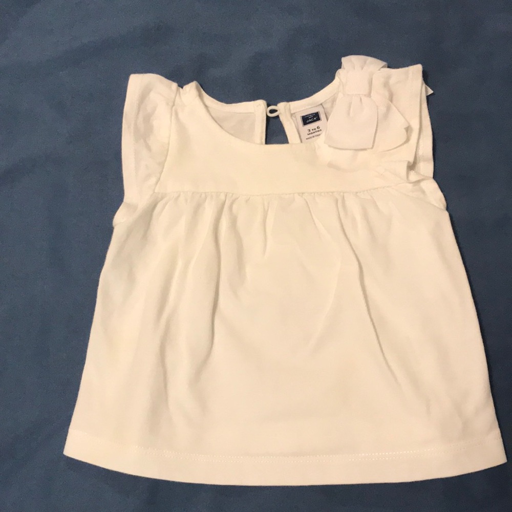 Janie and Jack. Ruffle sleeve shirt. 3-6 m
